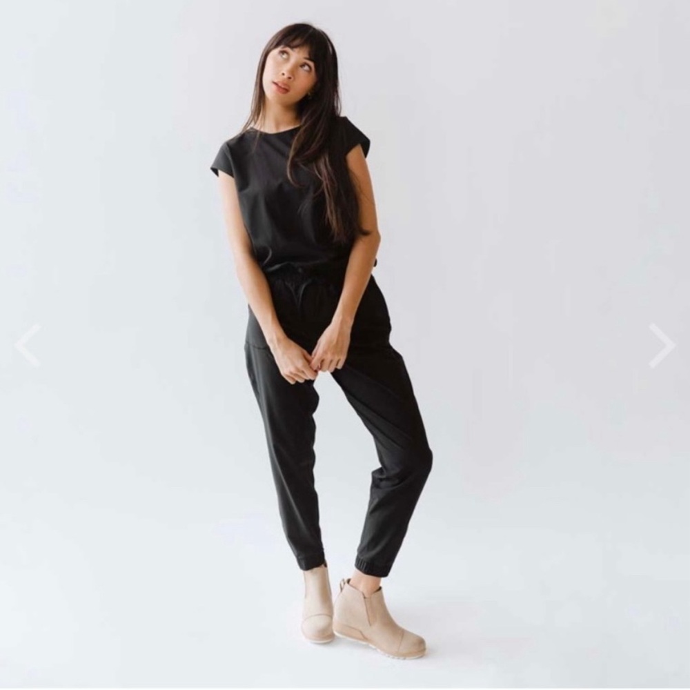 Albion Fit// Everyday Jumpsuit, Black, Size Medium
